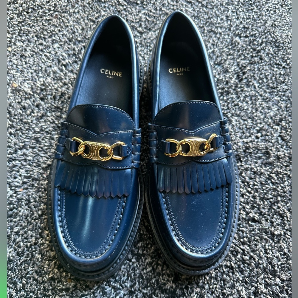 CELINE LEATHER LOAFER